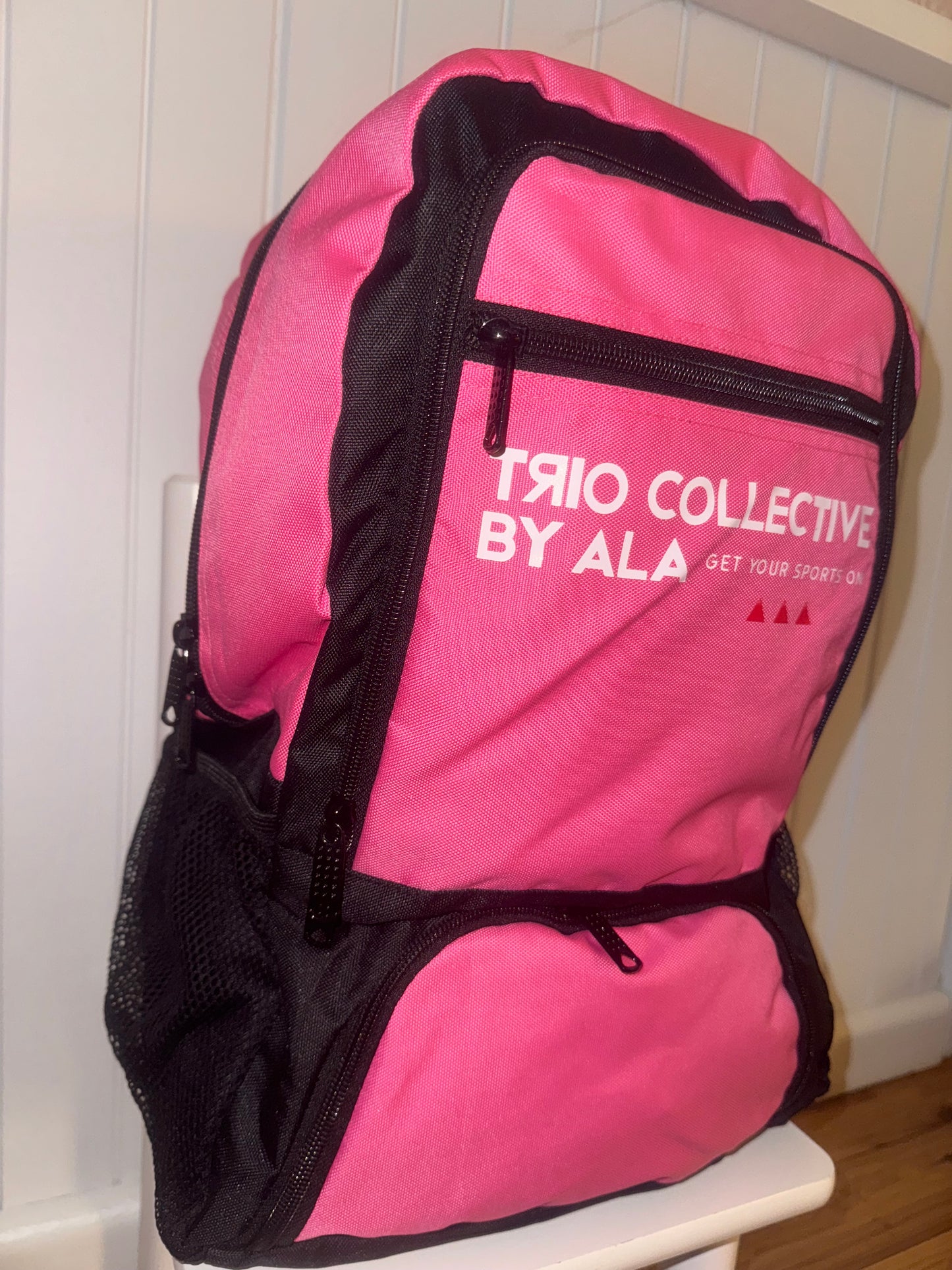 Pink sports bag (Trio collective by ala)