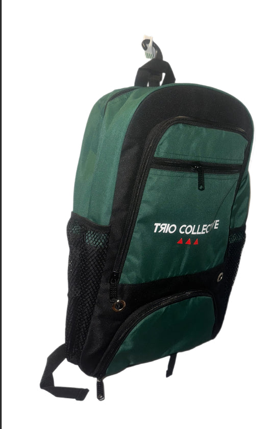 Dark Green Trio collective sports backpack